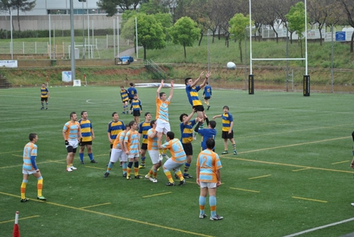 Imatge del darrer partit dels infantils