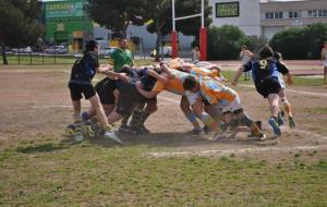 Imatge del partit de l'equip infantil del SEL Vilanova