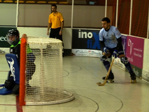 Joan Vázquez, autor de tres gols pel Vilafranca