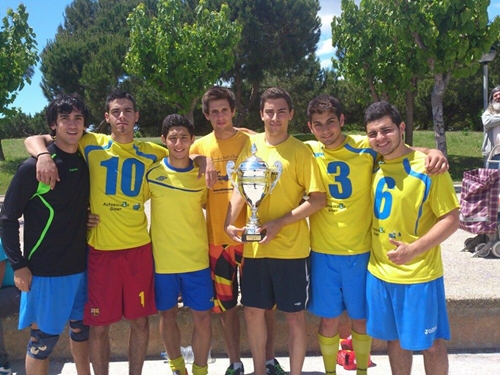 Els campions, amb la Copa