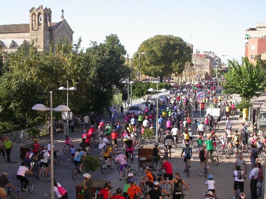 EIX. La bicicletada popular de Santa Margarida i els Monjos