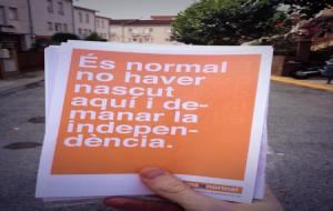 Òmnium Cultural. La campanya Un país normal