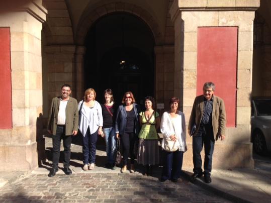 Ajuntament de Gelida. La delegació de Gelida, a la Comissió dEnsenyament del Parlament de Catalunya