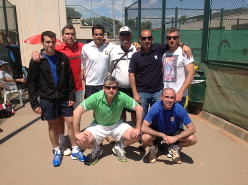 Imatge d'alguns dels tennistes vilanovins