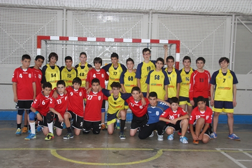 Imatge de grup del cadet del Vilanova