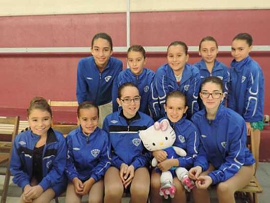 Eix. Les patinadores de la Fundació