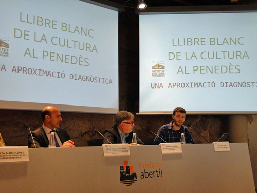 Presentació del Llibre Blanc de la Cultura al Penedès
