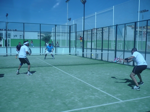 Imatge d'un partit de la lliga de pàdel