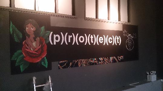 EIX. Logo del mural fet per David Gómez a Nova York