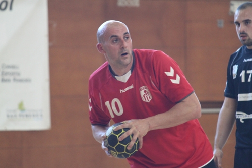 Melcior, durant un partit del CH Vendrell