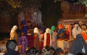 Mercat del Pessebre Vivent de Sant Pere de Ribes, l'any 2002