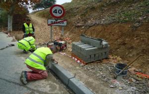 Milloren la seguretat de la carretera de Sant Llorenç a Gelida