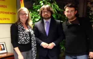 Ajuntament de Cunit. Montse Carreras, Ricard Font i Jaume Casañas