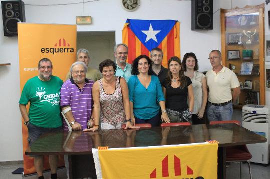 ERC. Nova executiva d'ERC a Sitges