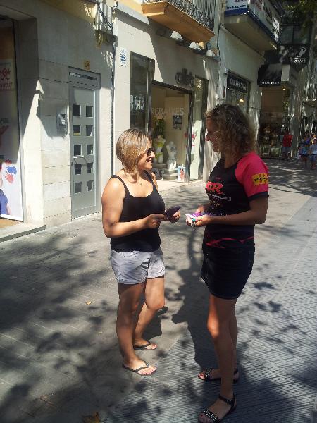Xterra. Parada de promoció de la cursa solidària Les 4 milles