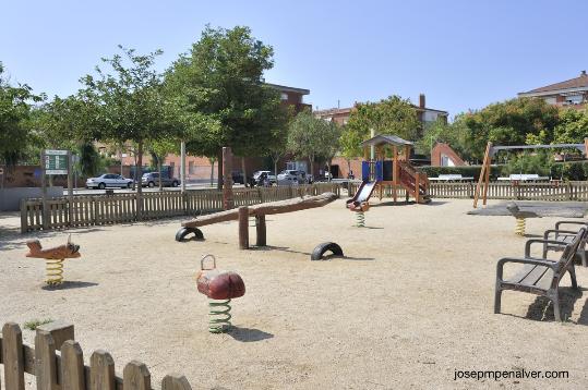 Parc infantil del Parc del Aiguacuit. foto/ Josep Maria Peñalver