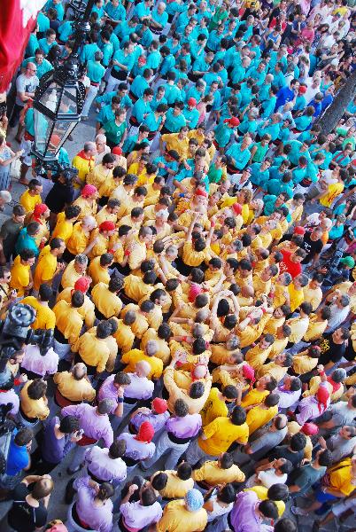 Maite Gomà. Pinya del 4d8 bordegàs de la passada festa major