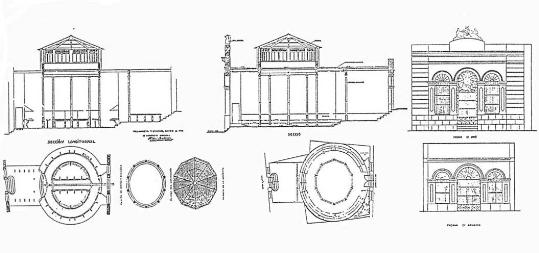 Eix. Plànols de la Peixateria (1858)