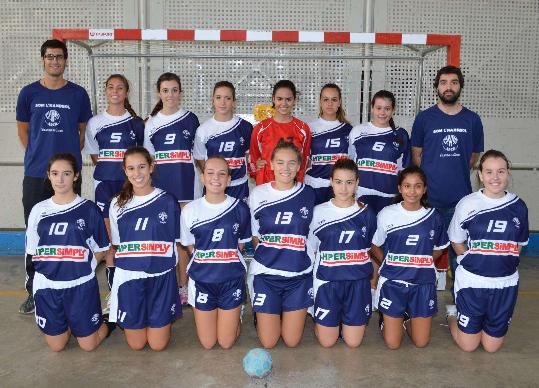 Plantilla del cadet femení del CH Vilanova