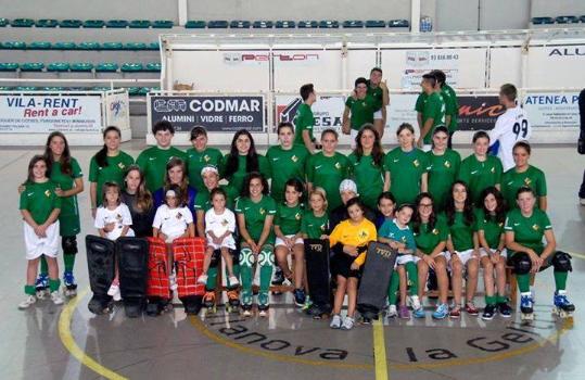 Xavier Rondón. Plantilla del CP Vilanova femení