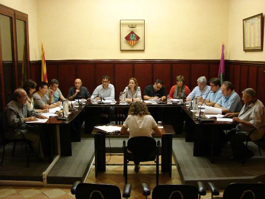 Sta Margarida  els Monjos. Ple de l'Ajuntament de Santa Margarida i els Monjos
