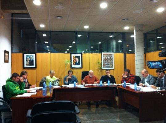 Ajt d'Olesa de Bonesvalls. Ple municipal d'Olesa de Bonesvalls