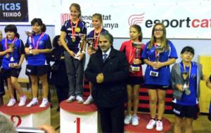 CTT Vilanova. Podium del Torneig Femení