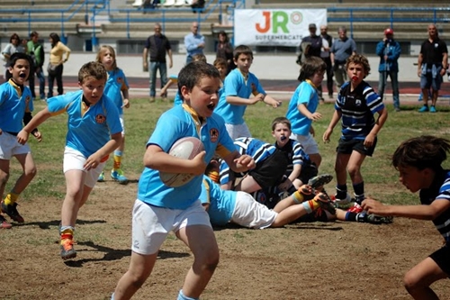 Imatge del partit dels prebenjamins
