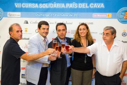 Confraria del Cava. Presentació de la VII Cursa Solidària País del Cava