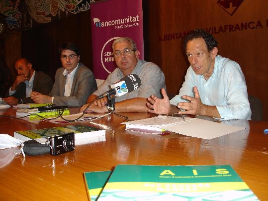 Mancomunitat . Presentació de l'Anuari a l'Ajuntament de Vilafranca