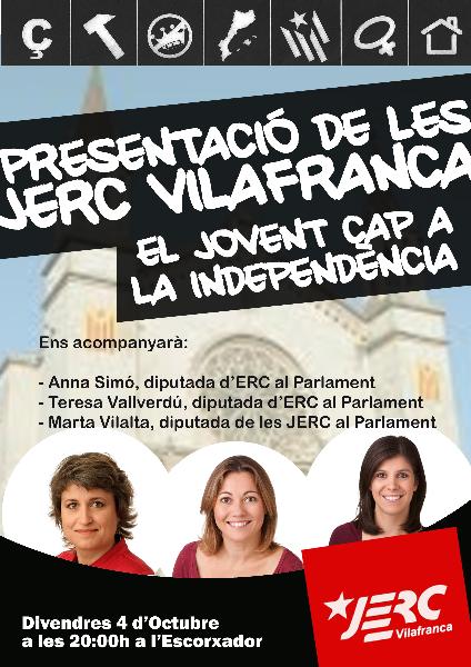 EIX. Presentació de les JERC a Vilafranca