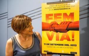 Galdric Peñarroja. Presentació del cartell i vídeo promocionals de la Via Catalana cap a la Independència