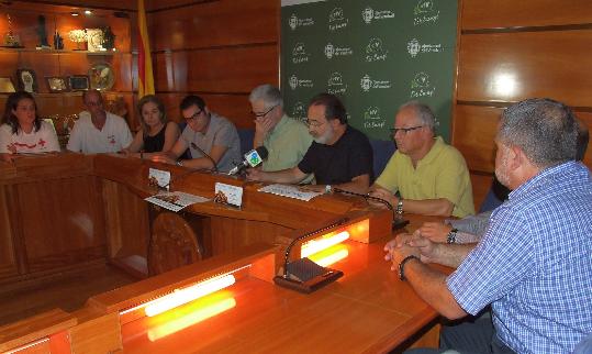 Ajuntament del Vendrell. Roda de premsa del govern del Vendrell