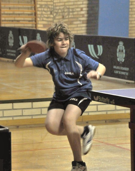 CTT Vilanova. Roger Blanco, en plena competició