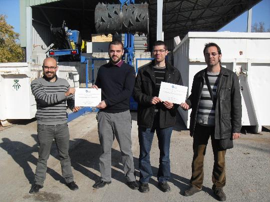 Ajt Sant Sadurní d'Anoia. Sant Sadurní i Sant Quintí guardonats per la bona gestió dels residus 