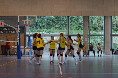 Imatge del partit del Dolors Mallafré a Sant Sadurní