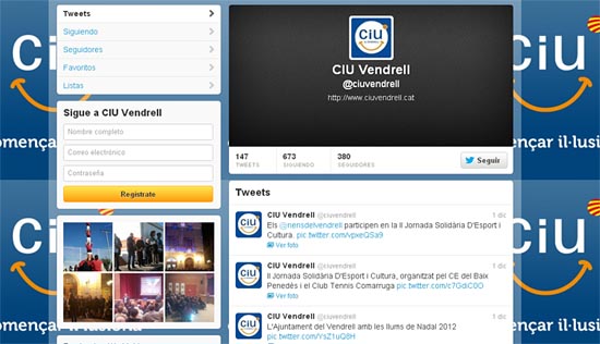 Twitter de CIU Vendrell