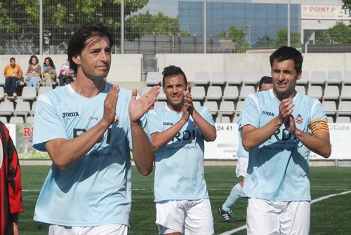 Valldosera, ovacionat per tots els presents al ser substituït / Miquel Vall