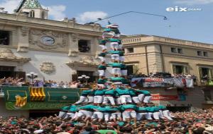 Carles Castro. Tres de deu dels Castellers de Vilafranca