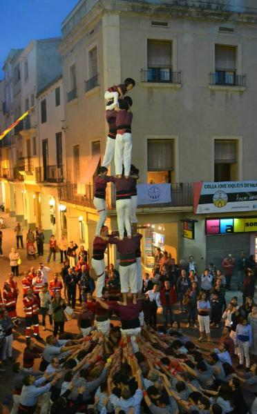Jove de Sitges. Tres i quatre de set de la Jove de Sitges,  a Vilafranca del Penedès
