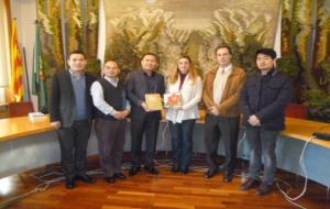 Ajt Sant Sadurní d'Anoia. Una delegació d'empresaris xinesos de Shangai van visitar Sant Sadurní