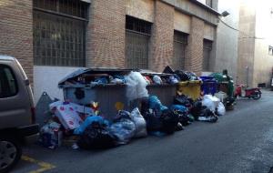 Vaga indefinida de recollida d'escombraries a Vilanova i la Geltrú