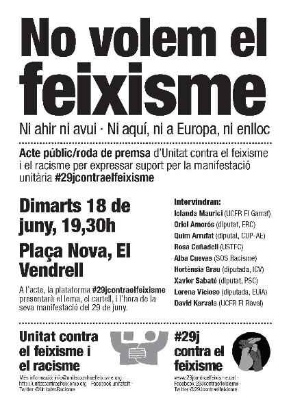 Vendrell_18J_Acte_No al feixisme_2