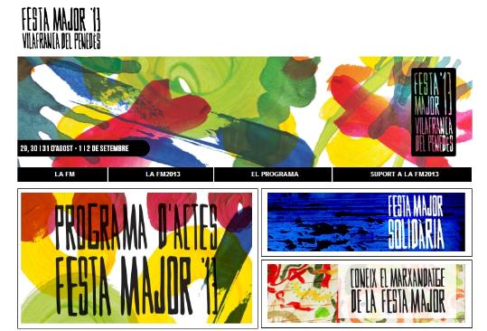 EIX. Web de la Festa Major de Vilafranca del Penedès