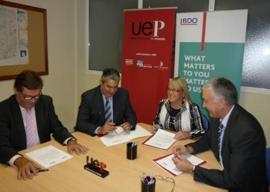 UEP. Xavier Montoliu, César López-Cepero, Queta Domènech i Francesc Simó