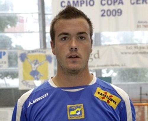 Xavier Pastor, amb la samarreta del Mataró