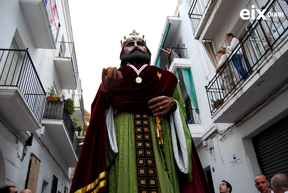 Gegants. Festa Major Santa Tecla, Sitges, 2'14