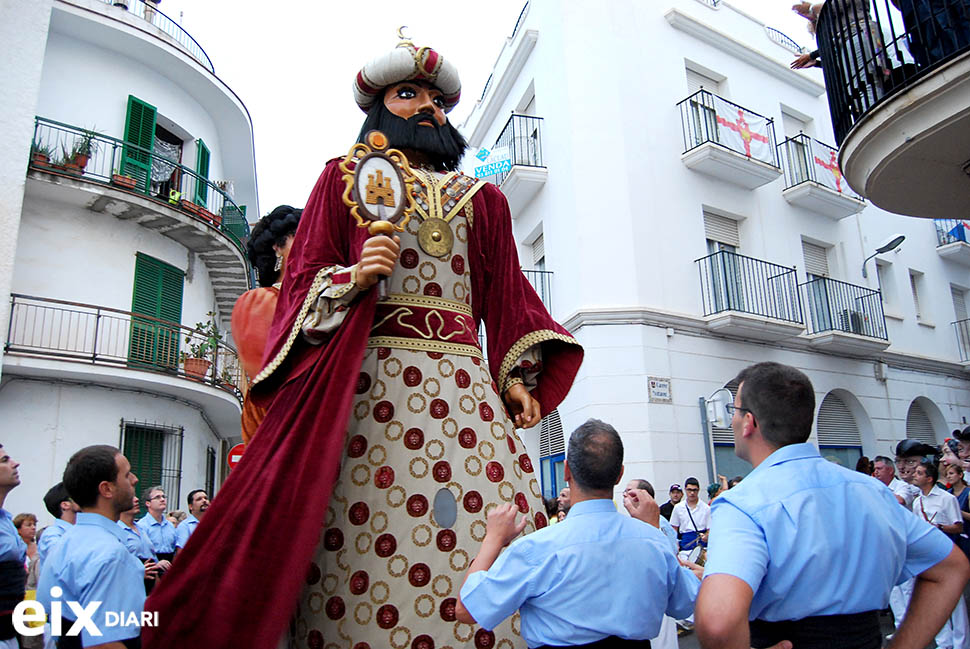 Gegants. Festa Major Santa Tecla, Sitges, 2'14