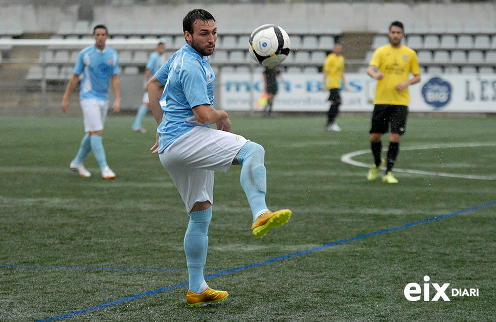 Imatge del partit. CF Vilanova - Torreforta