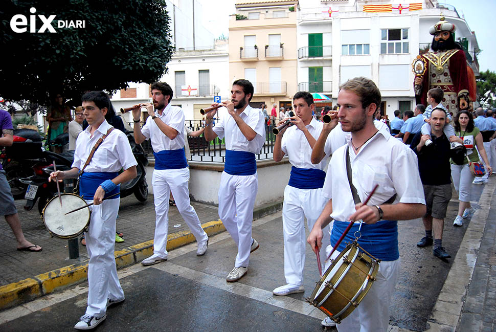 Grallers. Festa Major Santa Tecla, Sitges, 2'14